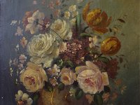 Il vaso di fiori  Olio su MDF - 48 x 38